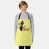 Tablier Chat Boo Halloween (Porté)