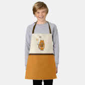 Tablier Chat brun mignon (Porté)