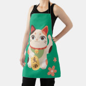 Tablier Chat Chanceux Maneki Neko Mignon (Insitu)