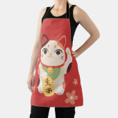 Tablier Chat Chanceux Maneki Neko Mignon (Insitu)
