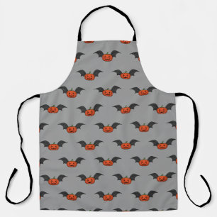 Tablier Chat Citrouille d'Halloween