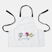 Tablier Chat comme licorne (Recto)