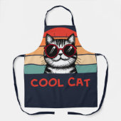 Tablier Chat cool 2 (Recto)
