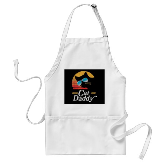 Tablier Chat Daddy Vintage 80s (Devant)