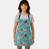 Tablier Chat dans le casquette (Insitu)