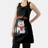 Tablier Chat de neige Noël Chats Lover Cadeau Vacances hiv (Insitu)