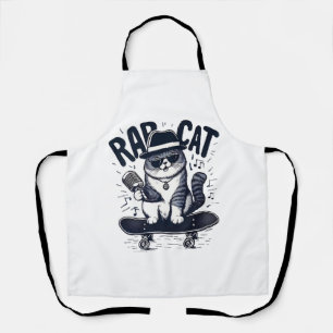 Tablier Chat de rap Harmonie