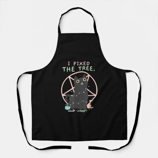 Tablier Chat démon satanique - Déplaisant mignon Pastel Go (Recto)