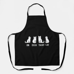 Tablier Chat Drôle Meow Kitty Un Deux Trois Chat Drôle Cha