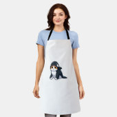 Tablier Chat en costume Orca (Porté)