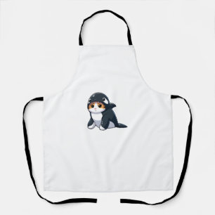 Tablier Chat en costume Orca