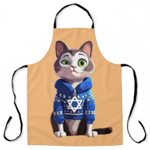 Chat en Hanoukka Sweater