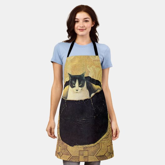 Tablier Chat en Hatbox, Solomon Meijer (Porté)