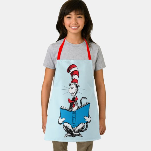 Tablier Chat en lecture Casquette (Insitu)