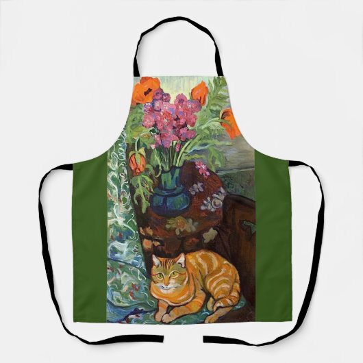 Tablier Chat et Bouquet, Suzanne Valadon (Recto)