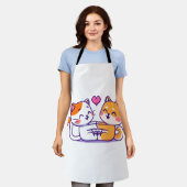 Tablier Chat et Shiba Inu (Porté)