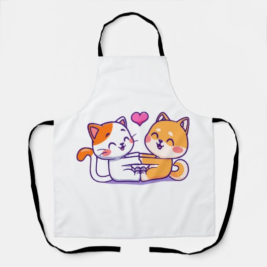 Tablier Chat et Shiba Inu (Recto)