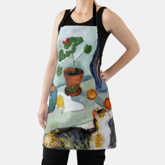 Tablier Chat et vie morte, August Macke (Insitu)