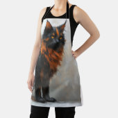 Tablier Chat flufflye Maine Coon (Insitu)