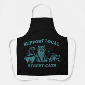 Tablier Chat Funny Vintage Raccoon Opossum Skunk (Recto)