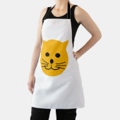 Tablier Chat jaune mignon (Insitu)