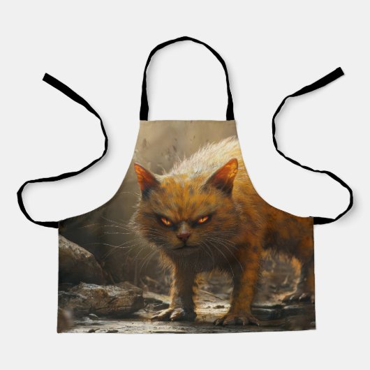 Tablier Chat monstre (Recto)