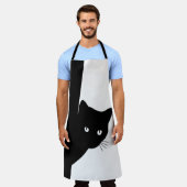 Tablier Chat noir (Porté)