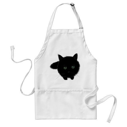 Tablier Chat noir (Devant)