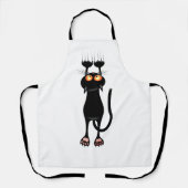 Tablier chat noir (Recto)