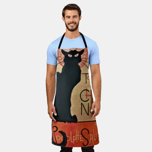 Tablier Chat noir (Porté)
