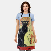Tablier Chat noir (Conversation Noir), Alexandre Steinlen (Porté)