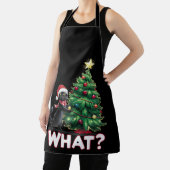 Tablier Chat noir drôle Quel arbre de Noël Noël Noël (Insitu)