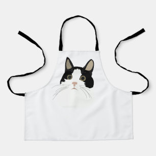 Tablier Chat noir et blanc Animaux mignons Enfants