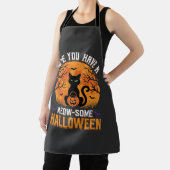 Tablier Chat Noir Halloween Incroyable (Insitu)