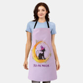 Tablier Chat noir - Vous êtes magique (Porté)