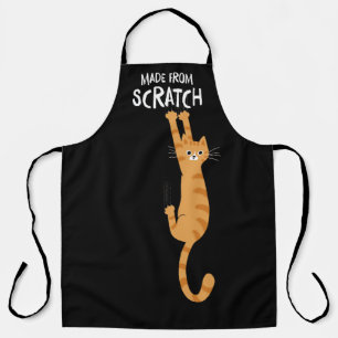 Tablier Chat Orange Fabriqué À Partir De Chat Drôle Écratc