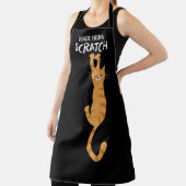 Tablier Chat Orange Fabriqué À Partir De Chat Drôle Écratc (Insitu)