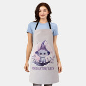Tablier Chat sorcier enchanteur (Porté)