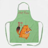 Tablier chat sushi, sushi (Recto)