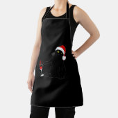 Tablier Chat Thématique Chandail De Noël Pour Hommes Femme (Insitu)