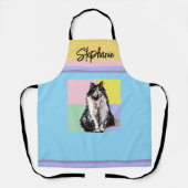 Tablier Chat Tuxedo Pastel Chats Femme Pastel Girls Animau (Recto)