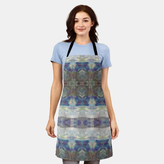 Tablier chateau elegance All-Over Print Apron (Porté)