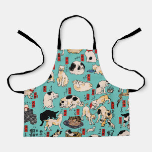 Tablier Chaton de style Ukiyo-e japonais vintage : Kuniyos