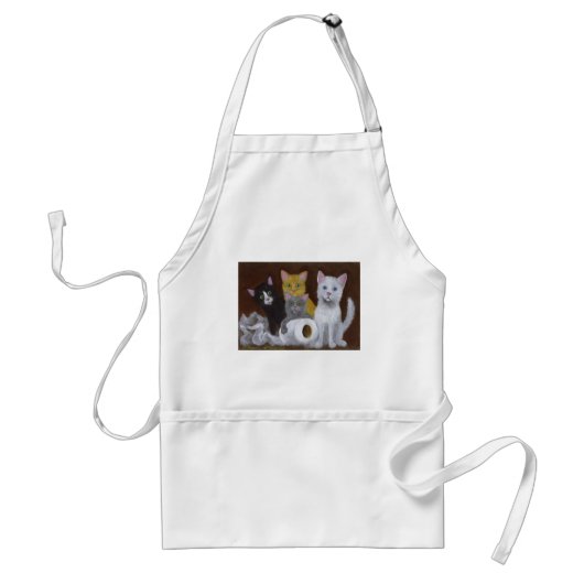 Tablier Chatons Joueurs (Devant)