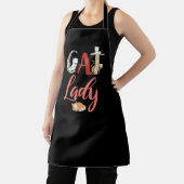Tablier Chats - Amoureux des chats de la dame de chat (Insitu)