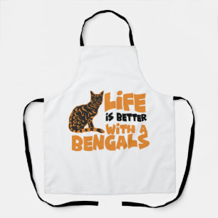 Tablier chats Bengal