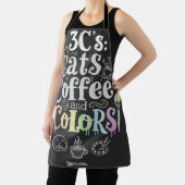 Tablier Chats Café et Couleurs (Insitu)
