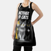 TABLIER CHATS CHAT MÈRE MÈRE'S DAY KITCHEN APRON (Insitu)