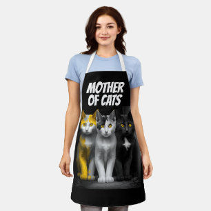 TABLIER CHATS CHAT MÈRE MÈRE'S DAY KITCHEN APRON