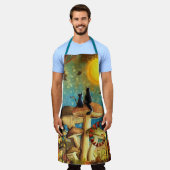 Tablier Chats de champignons (Porté)